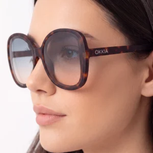 Okulary Przeciwsłoneczne OKKIA „Round Oversize Sunset”
